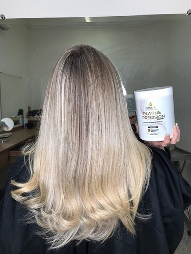 Kit 12 Pó Descolorante Capilar Precision Platine Master 500g Tom 9