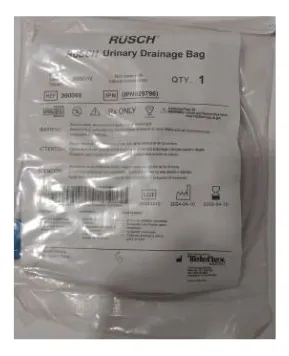 Bolsa Recolectora De Orina Manguera Gruesa Con Valvula2000ml