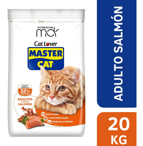 Master Cat Adulto Salmon 20kg | Mdr