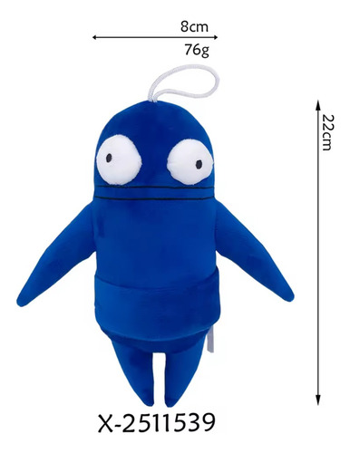 Repo Peluche 22 Cm Azul Azul