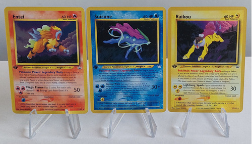 Entei Suicune Raikou 2001 Neo Revelation - Proxy Plus