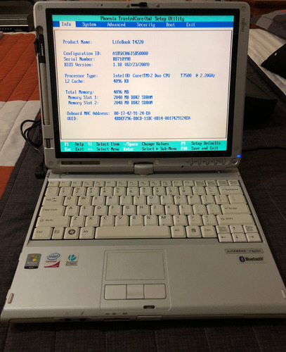Fujitsu Lifebook T4220 Tablet Gris Oscuro (Usado)