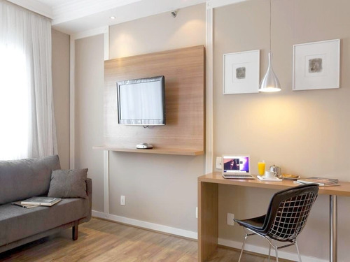 Imagem 7 de 15 de Flat Nos Jardins, Proximo A Av. Paulista Para Moradia Ou Investimento - Sf25467