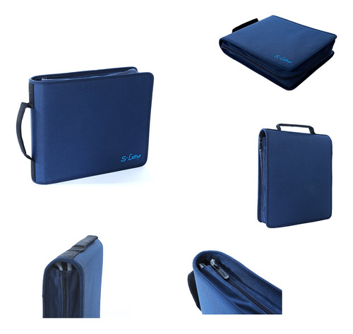 Funda De Almacenamiento Para Dvd Y Cd S·lattye Con Tapa De T