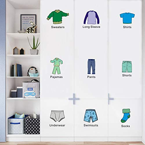 Vinilos Clasificación Ropa Dormitorio Infantil