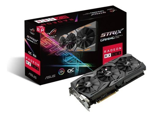 Tarjeta Grafica Rog Strix Rx 580 08g Gaming