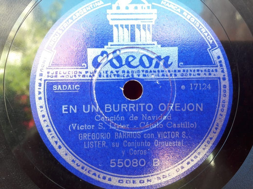5 Discos De Pasta- Gregorio Barrios (Usado)