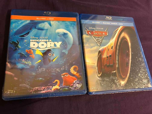 Cars 3 Y Buscando A Dory Disney Pixar Blu-ray/dvd Nuevos