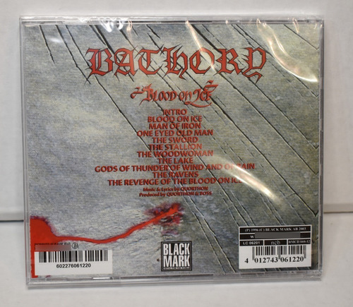 Bathory - CD Blood On Ice