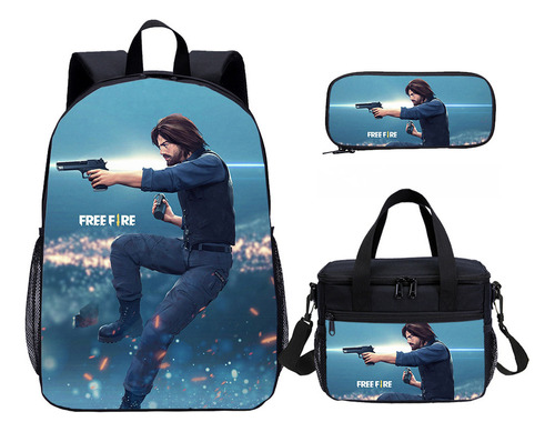 Mochila Transfronteriza Free Fire For Almuerzo, Bolsa Para