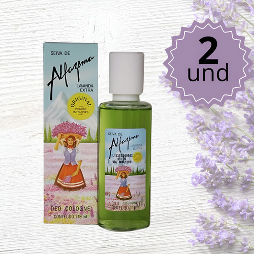 Perfume Deo Colônia Seiva De Alfazema Original 118ml Presente Perfeito