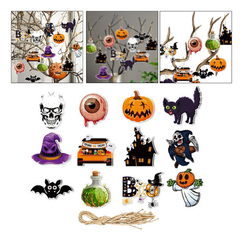 Pancarta De Halloween, Colgante De Guirnalda De Halloween,,