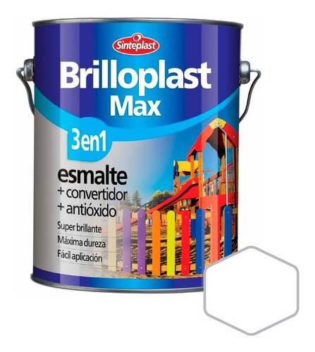 Brilloplast Max 3 En 1 Esmalte Convertidor Sinteplast  - 4l 