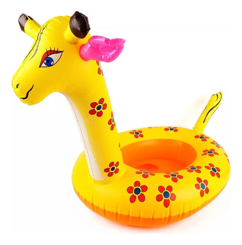 Inflable Flotador Jirafa Andadera Alberca Playa 2-5 Años