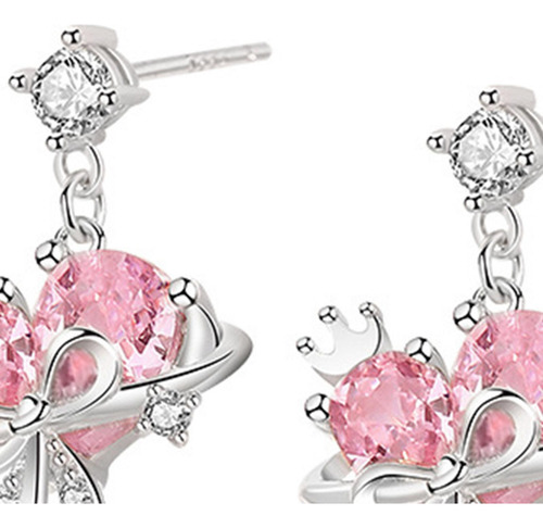 E Collar Con Colgante De Corazón Pendientes De Corazón De