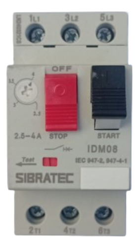 Sibratec Disjuntor Motor Idm20-gv2 Ajuste 13~18a