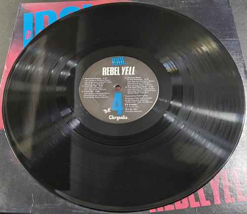 Billy Idol - Rebel Yell Lp Usa 1ra Edicion Generation X Usa 1ra Edicion (Usado)