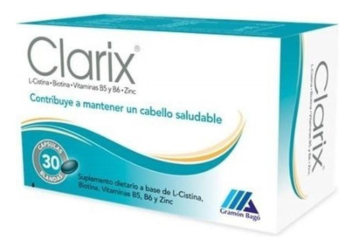 Clarix® X 30 Cap. (reductor De Caída Del Cabello) 