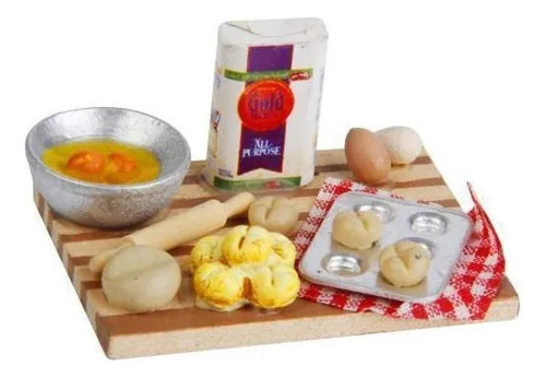 - 8:12 Colorida Comida En Miniatura Para La Cocina De Una Ca