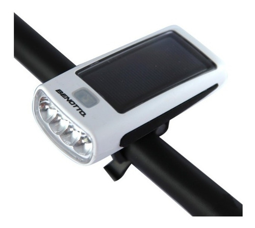 Imagen 5 de 6 de Luz Benotto Delantera Solar Recargable Led Bicicleta