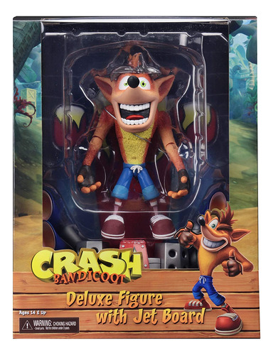 Neca Crash Bandicoot - Figura De Acción A Escala De 7 Pulgad