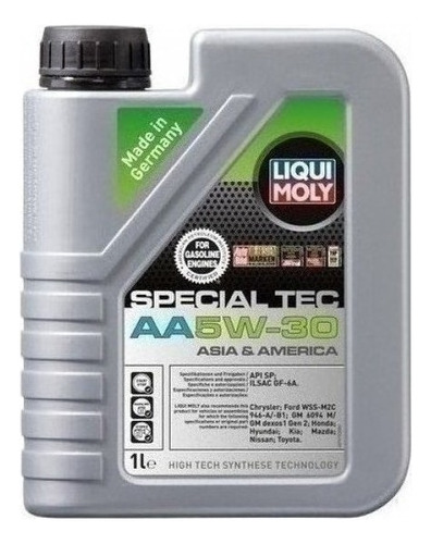 Liqui Moly Aceite Sintetico 5w30 Special Tec Aa 1 Litro