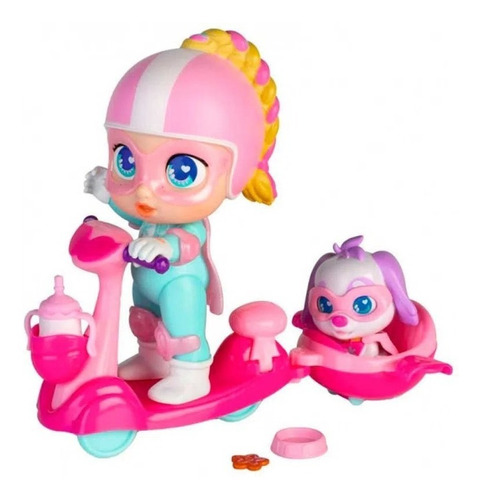 Supercute Mini Muñeca Regi Con Scooter Y Mascota 1862 Sc034