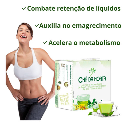 Kit Chá Da Horta Misto + Picovitta Vitamina C Cromo
