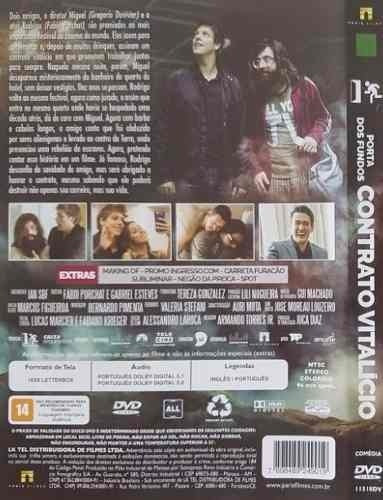 Contrato Vitalício - Dvd - Fábio Porchat - Gregório Duvivier