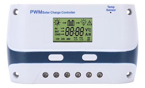 Nuevo 2024 Controlador De Carga Solar Pwm 60a 12v 24v 48v