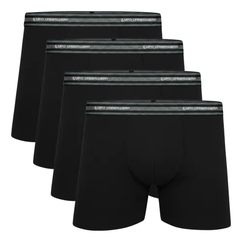 Kit 4 Cueca Lupo Boxer Masculina Algodão Cotton Box Original (tam. G)