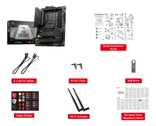 Placa Base De Computadora Para Gaming Msi Mag Z790 Tomahawk Cable