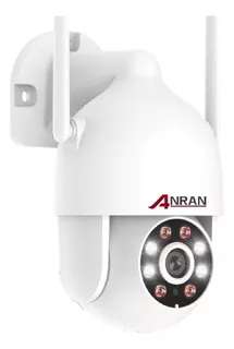 Cámara de seguridad Anran N30W1497 con resolución de 3MP visión nocturna incluida blanca