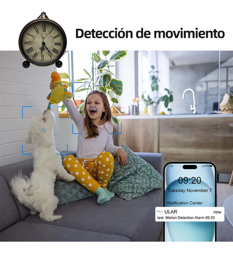 Mini Câmera Espiã: Relógio Romano, Detecção De Movimento, Ti