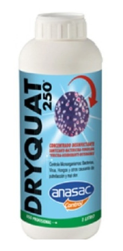 Dryquat Anasac 1 Lts Amonio Cuaternario Envio Gratis