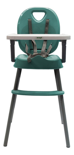 Silla De Comer Bebe 3 En 1 Love 660 Convertible Booster Color Verde Silla Convertible