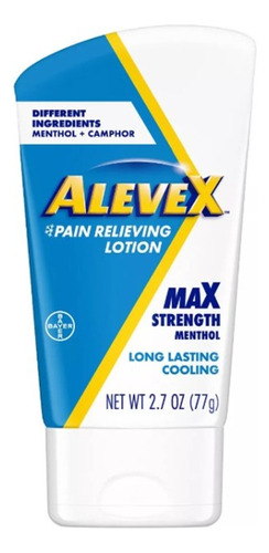  Alevex Pain Relieving Lotion Max Strenght 77g Crema