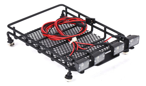 Portaequipajes De Metal Rc De Tamaño Mediano Con Luces Led
