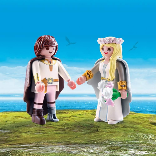Playmobil Como Entrenar A Tu Dragon: Hipo Y Astrid Boda