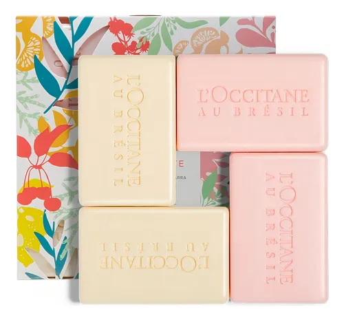 comprar Sabonete Em Barra Vivre 4 X75g Loccitane Com Caixa Presente