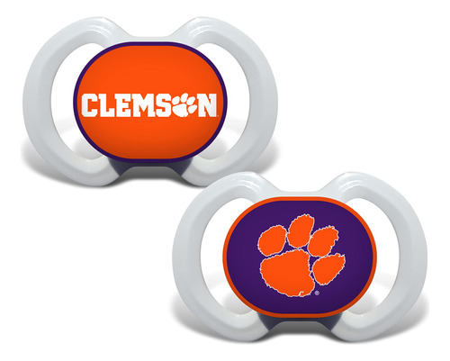 Baby Fanatic Clemson University Tigers - Juego De Chupete (2