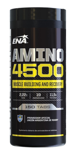 Amino 4500 Aminoacidos Crecimiento Muscular Y Fuerza 150caps