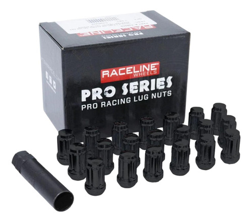 1/2 Negro Spline 5 Lug Kit Sin Válvulas