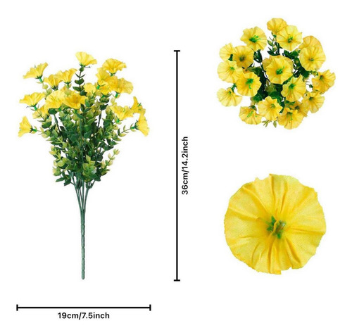 A Petunias Artificiales Plantas Falsas Decorativas De