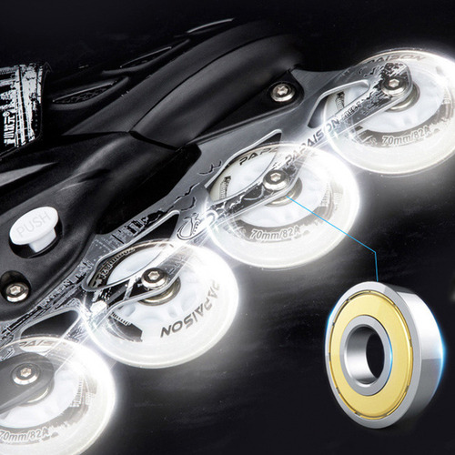 Patines Lineales Regulables Con Luces