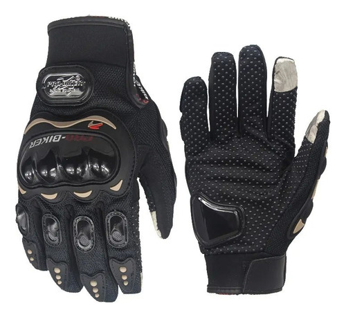 Guantes Moto Ciclista Con Proteccion En Nudillos Y En Palmas