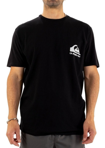 Remera Quiksilver Modelo How Are You Negro Exclusica