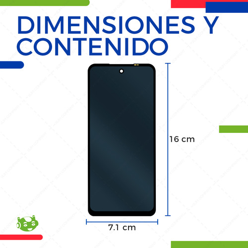 Pantalla Completa Compatible Con Moto G24 Power Xt2425-1 G24 Xt2423-1 G04 Xt2421 Incell Color Negro Slim Company