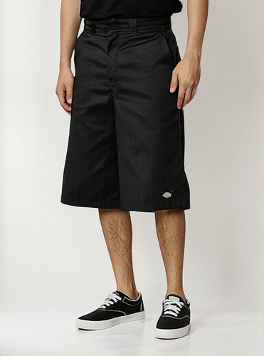 Bermudas Dickies Negras Hombre Oversize