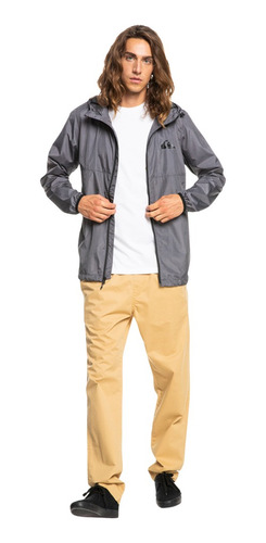 Imagen 4 de 6 de Chaqueta Quiksilver Everyday Hombre Dark Grey Heather